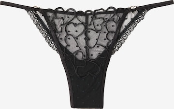 INTIMISSIMI Panty 'QUEEN OF HEARTS' in Black: front