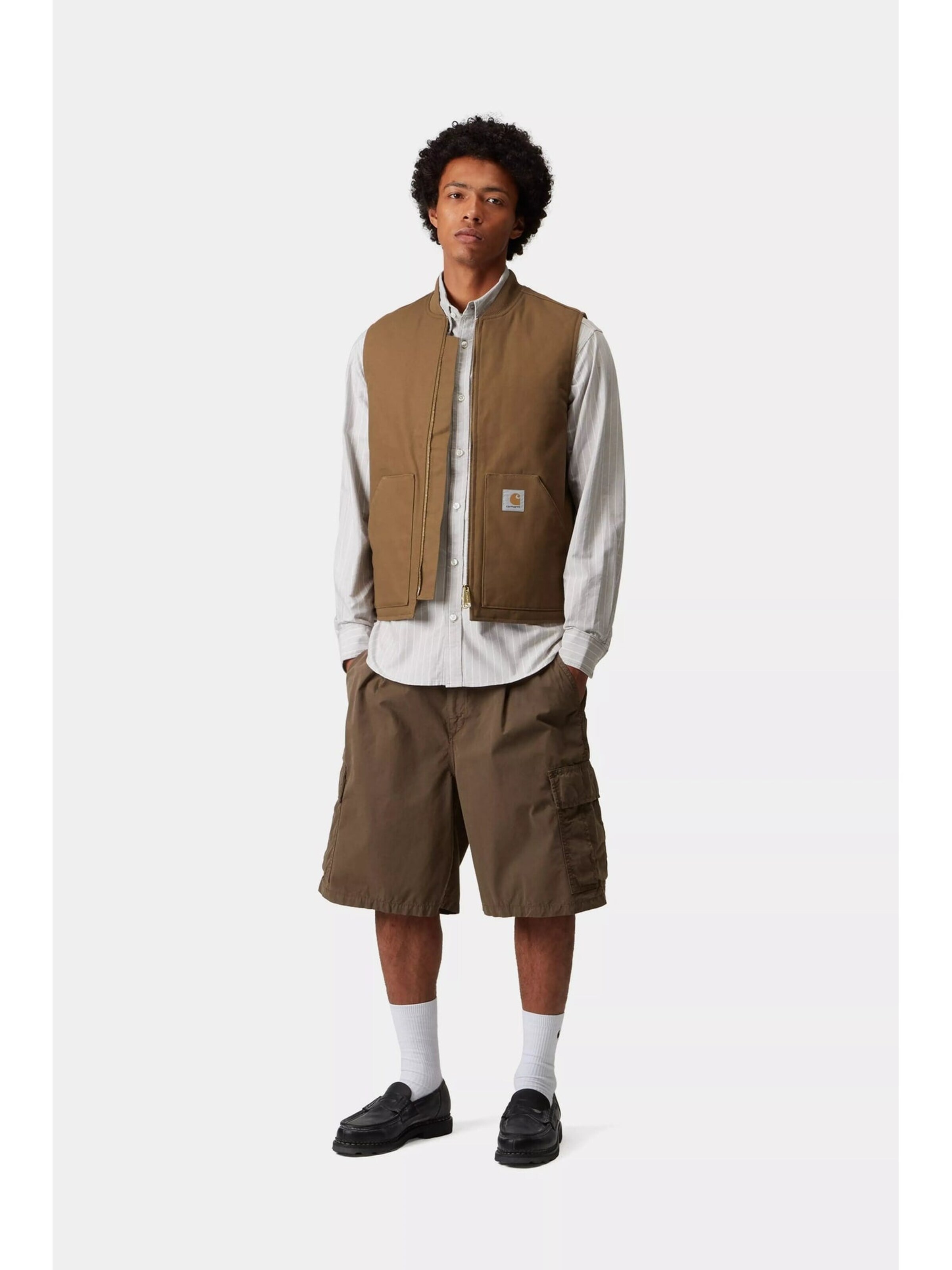 Gilet 'CLASSIC VEST HAMILTON BROWN RIGID' di Carhartt WIP in marrone