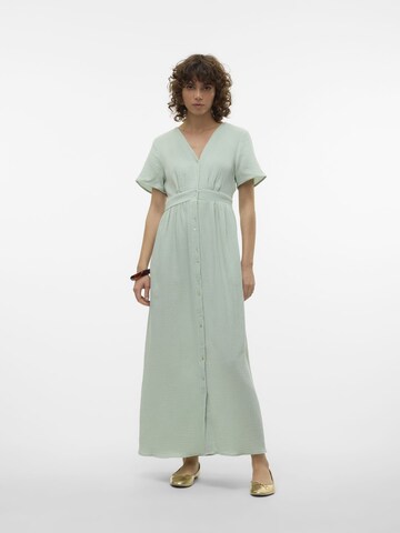 Robe 'NATALI' VERO MODA en vert : devant