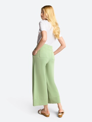 Rich & Royal Wide Leg Hose in Grün