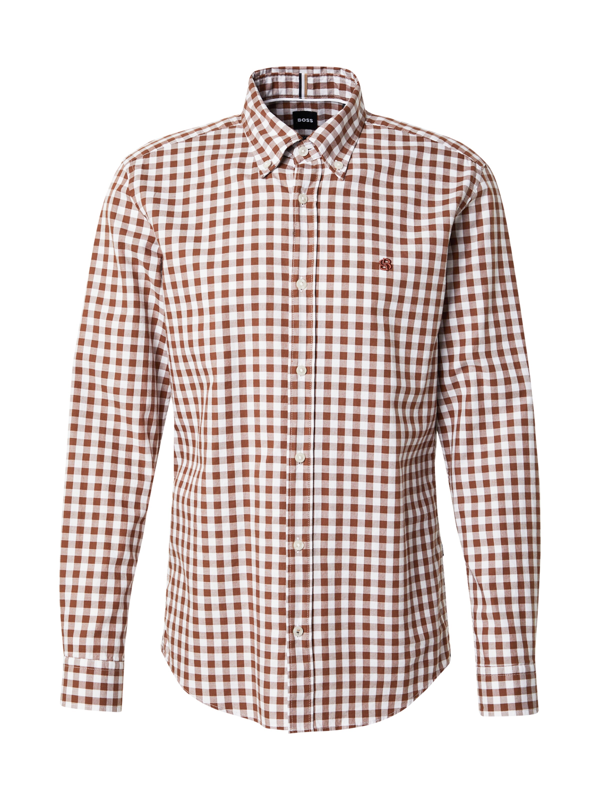 Chemise 'ROAN' BOSS en marron : devant