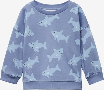 Sweat MANGO KIDS en bleu : devant