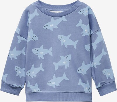 MANGO KIDS Sweater majica u golublje plava / svijetloplava / prljavo bijela, Pregled proizvoda