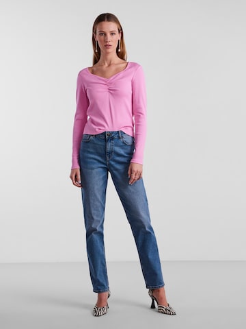 PIECES Shirt 'Tania' in Roze