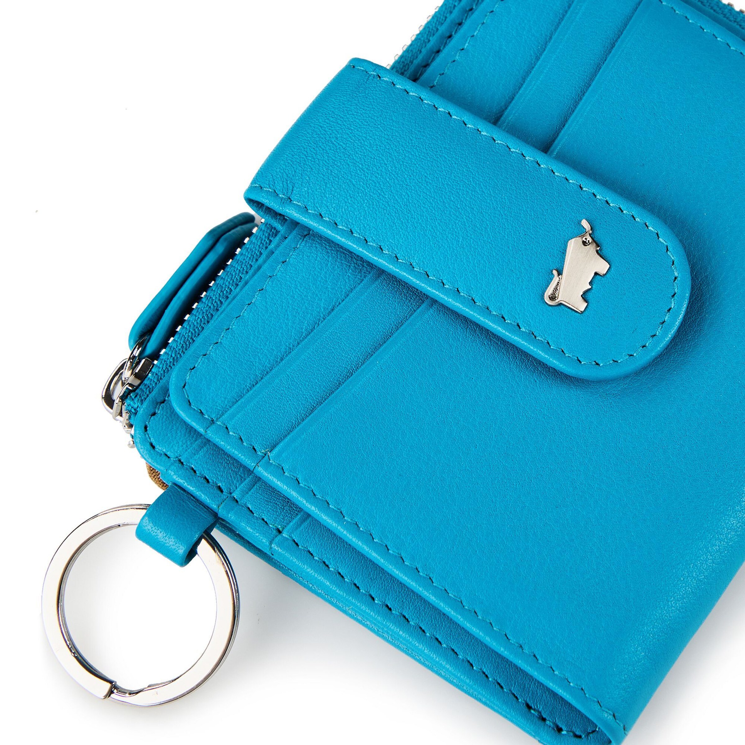 Portamonete 'Joy' di Braun Büffel in blu