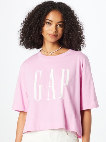 T-shirt GAP en rose : devant