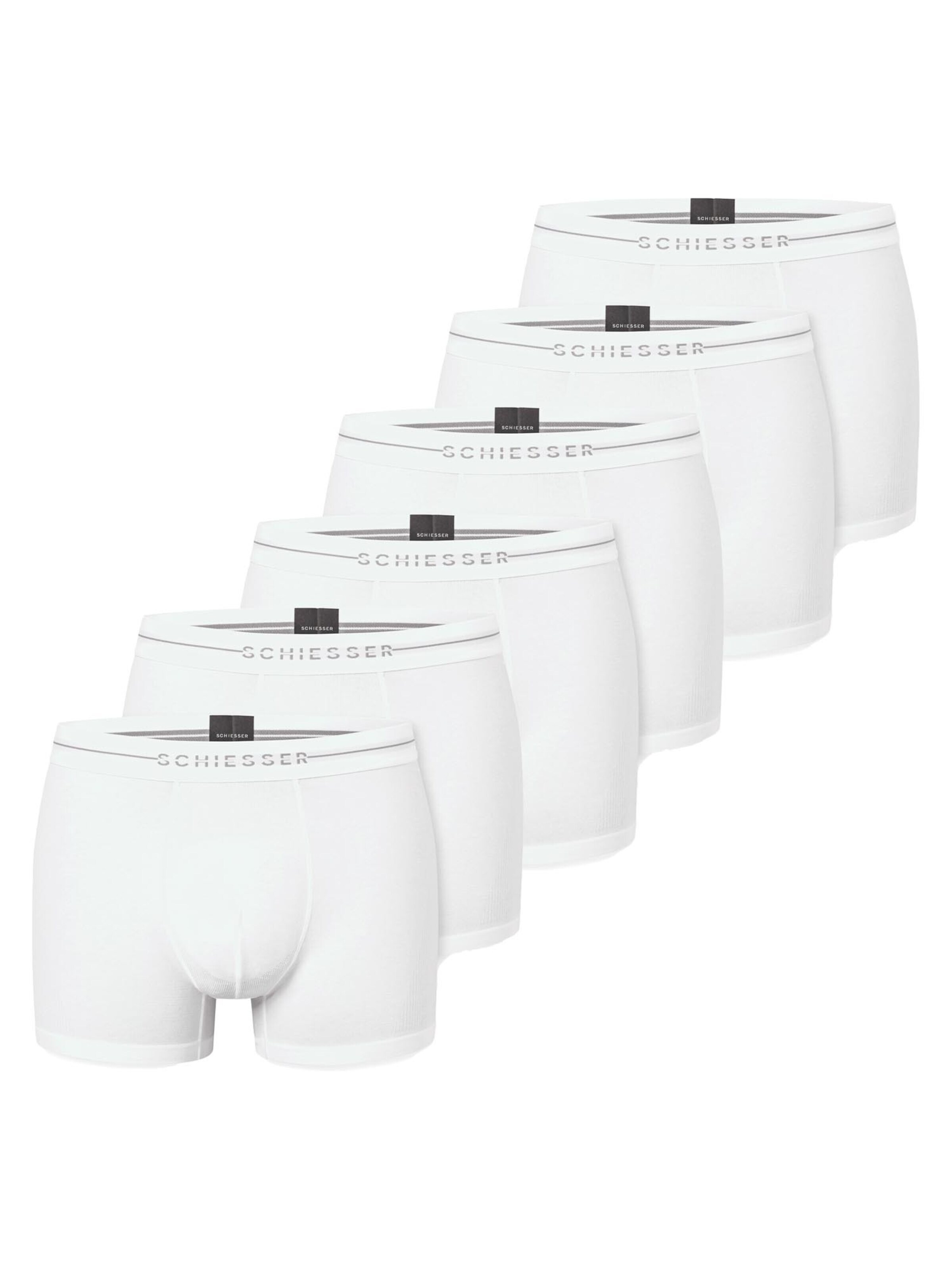 SCHIESSER Boxershorts 'Cotton Flex'‌‌‌‌‌‌‌ in Weiß: Vorderseite