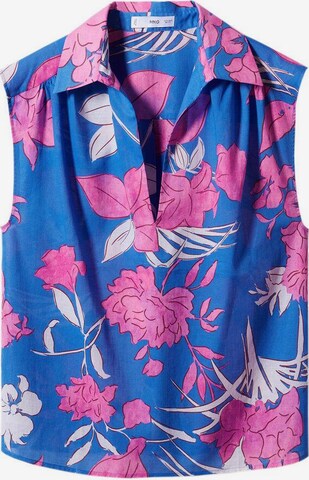 Camicia da donna 'Nuti' di MANGO in blu: frontale