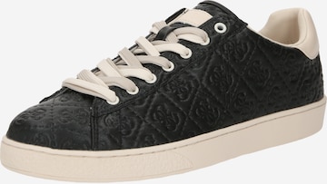 Sneaker bassa 'Nola' di GUESS in nero: frontale