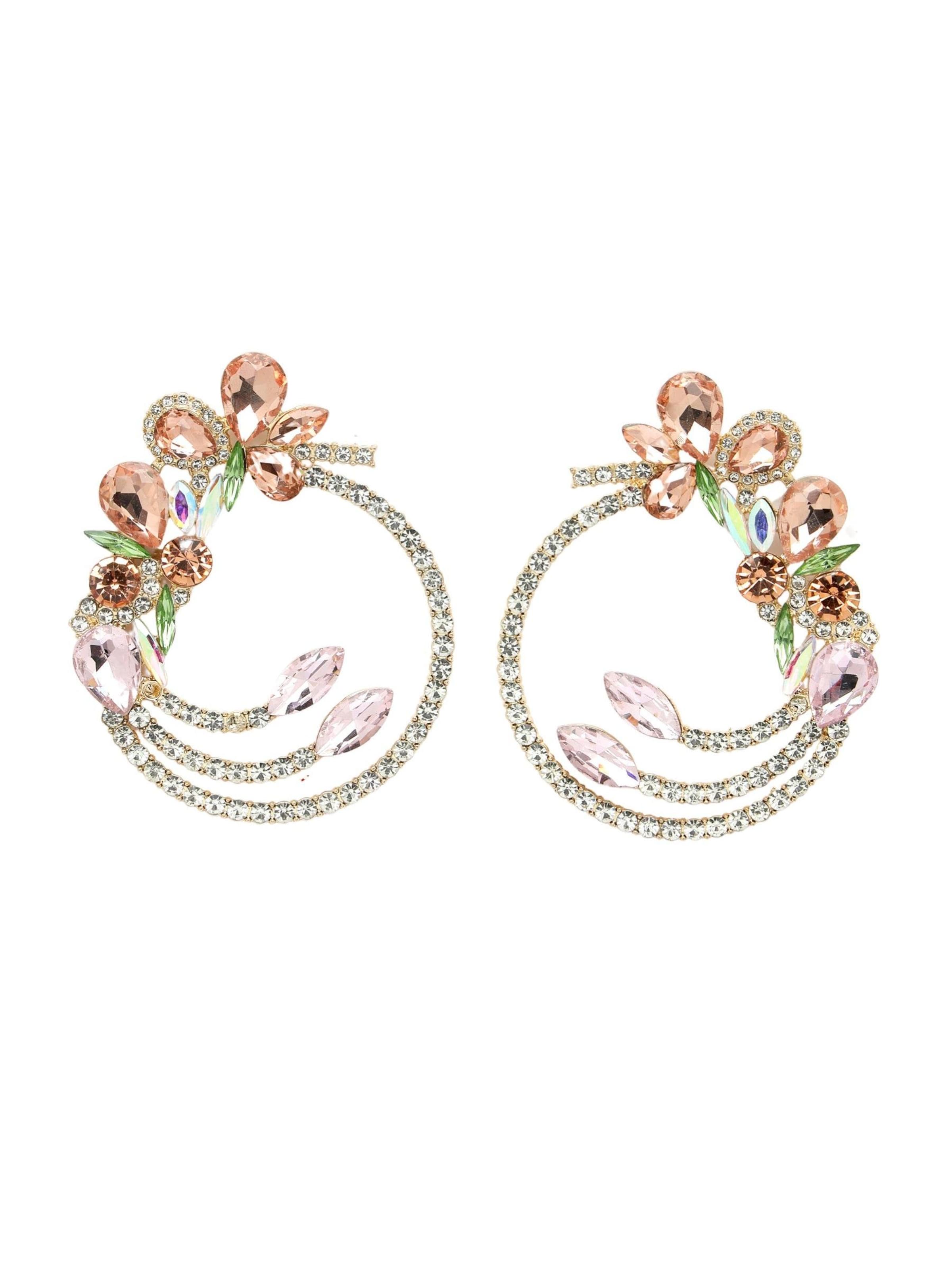 Orecchini 'Agataette' di AVANT-GARDE PARIS in rosa: frontale