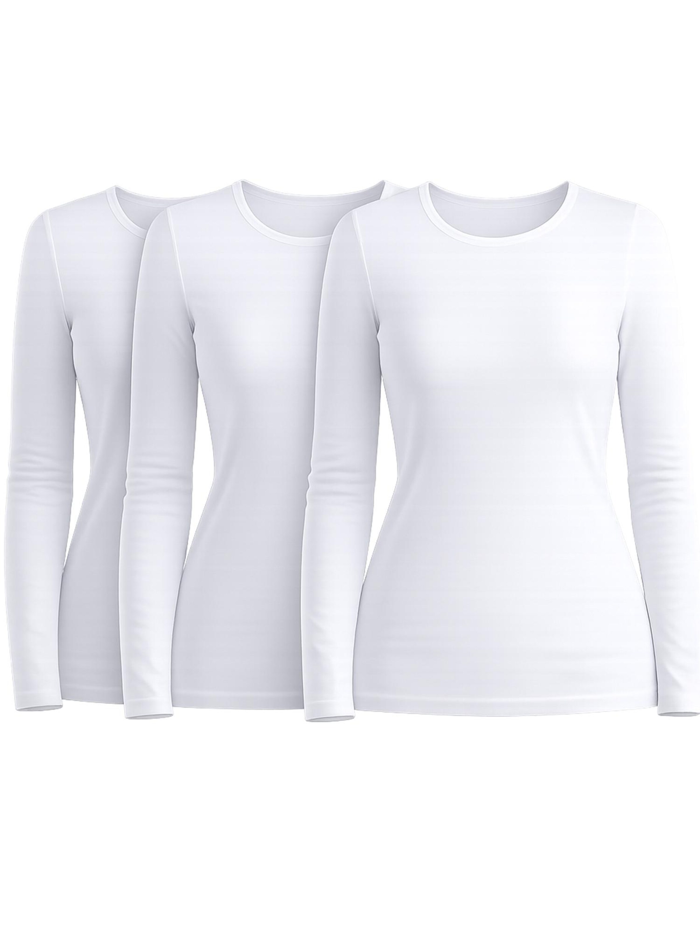 Schöller Shirt 'Langarm-Shirt-3er' in White: front
