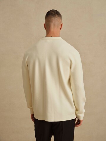 DAN FOX APPAREL Свитер 'Jaron' в Белый