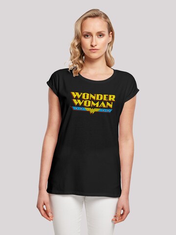 F4NT4STIC Shirt 'DC Comics Wonder Woman' in Black: front