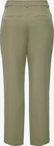 ONLY Široke hlačnice Hlače z naborki 'Triana' | zelena barva