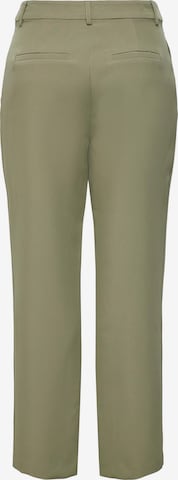 ONLY Wide leg Pleat-Front Pants 'Triana' in Green