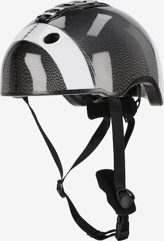 Crazy Safety Helm 'Football' in Grau: Vorderseite