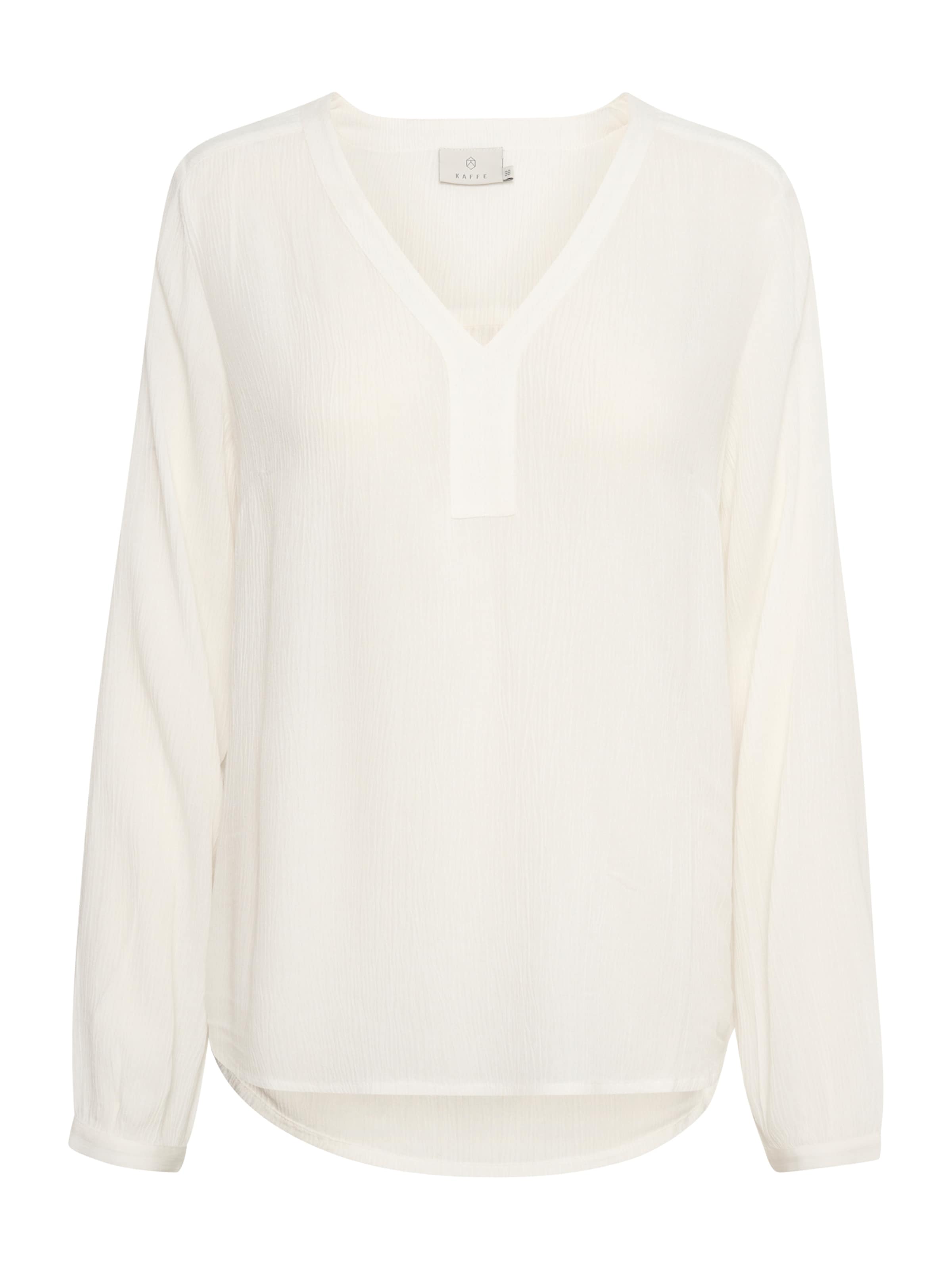 balts Kaffe Blūze 'KA Amber': no priekšpuses