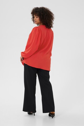 KAFFE CURVE Bluse 'KCLunda' in Rot