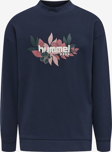 Hummel Sweatshirt in de kleur Marine / Donkergroen / Rosé / Oudroze, Productweergave