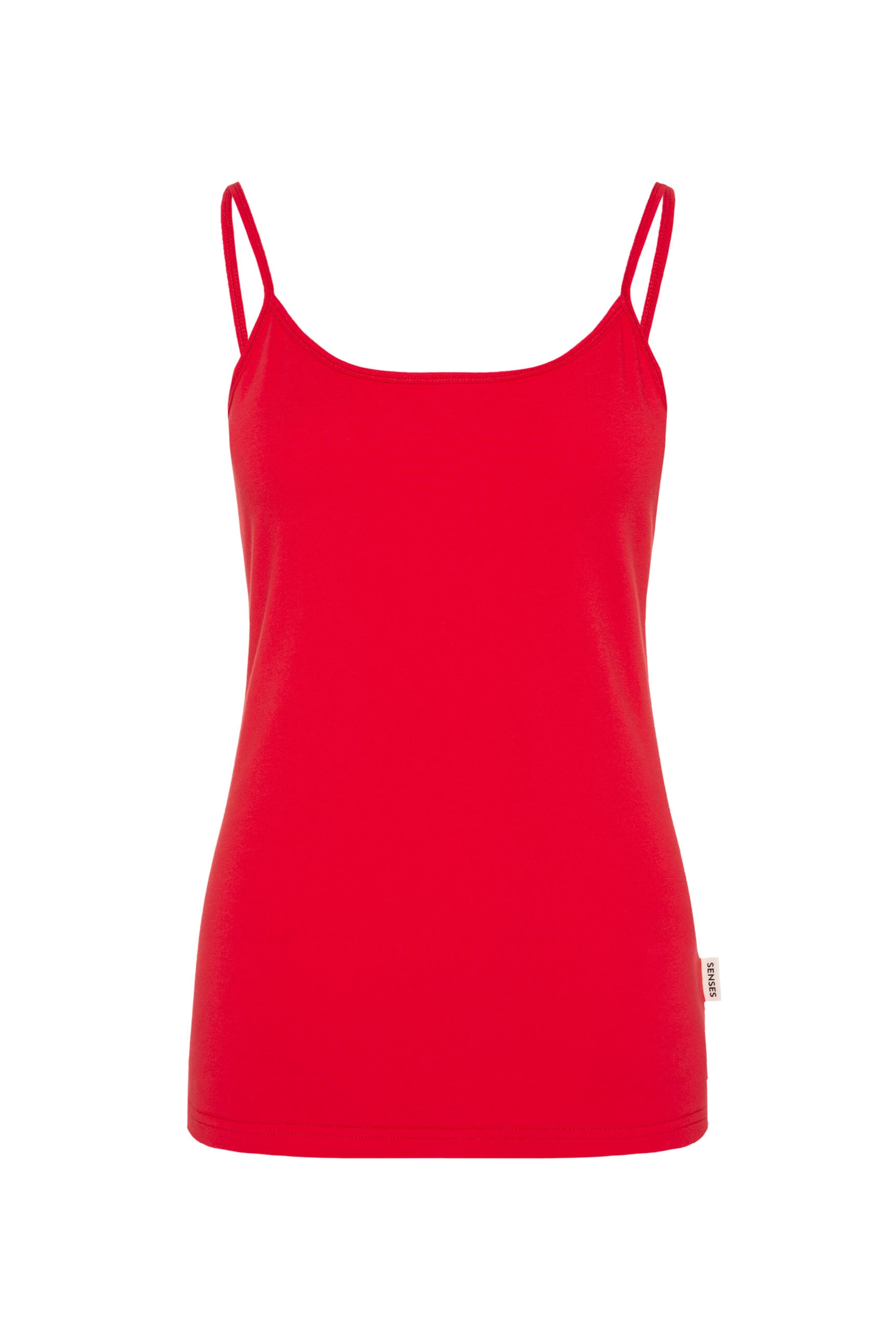 SENSES.THE LABEL Top in Red: front