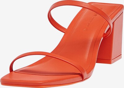 Pull&Bear Mule en orange, Vue avec produit