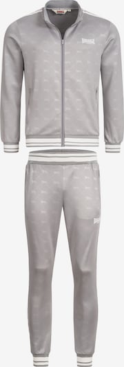 LONSDALE Jogging komplet 'Ashwell' u siva melange / bijela, Pregled proizvoda