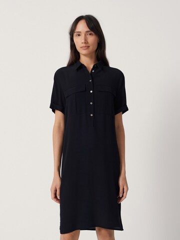 Someday Shirt Dress 'Quinty' in Black: front