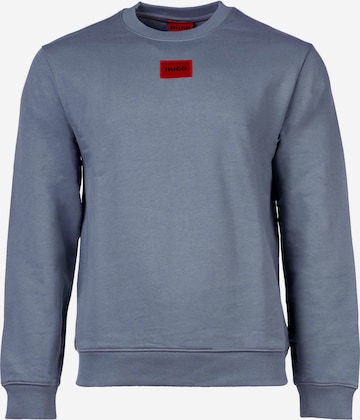 HUGO Sweatshirt 'Diragol' in Blauw: voorkant