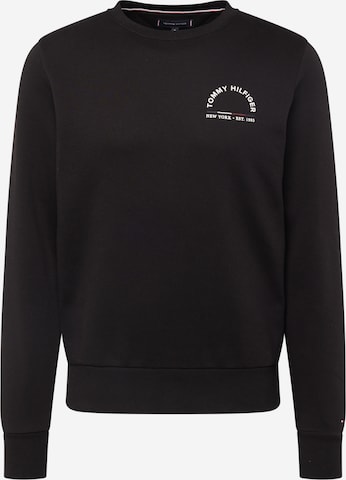 TOMMY HILFIGER Sweatshirt in Black: front