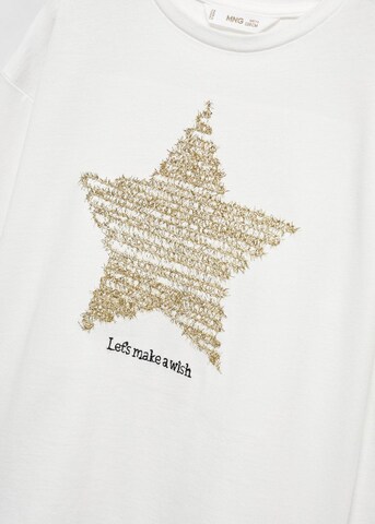 T-Shirt 'Wish' MANGO KIDS en blanc