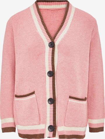 FUMO Knit cardigan in Pink: front