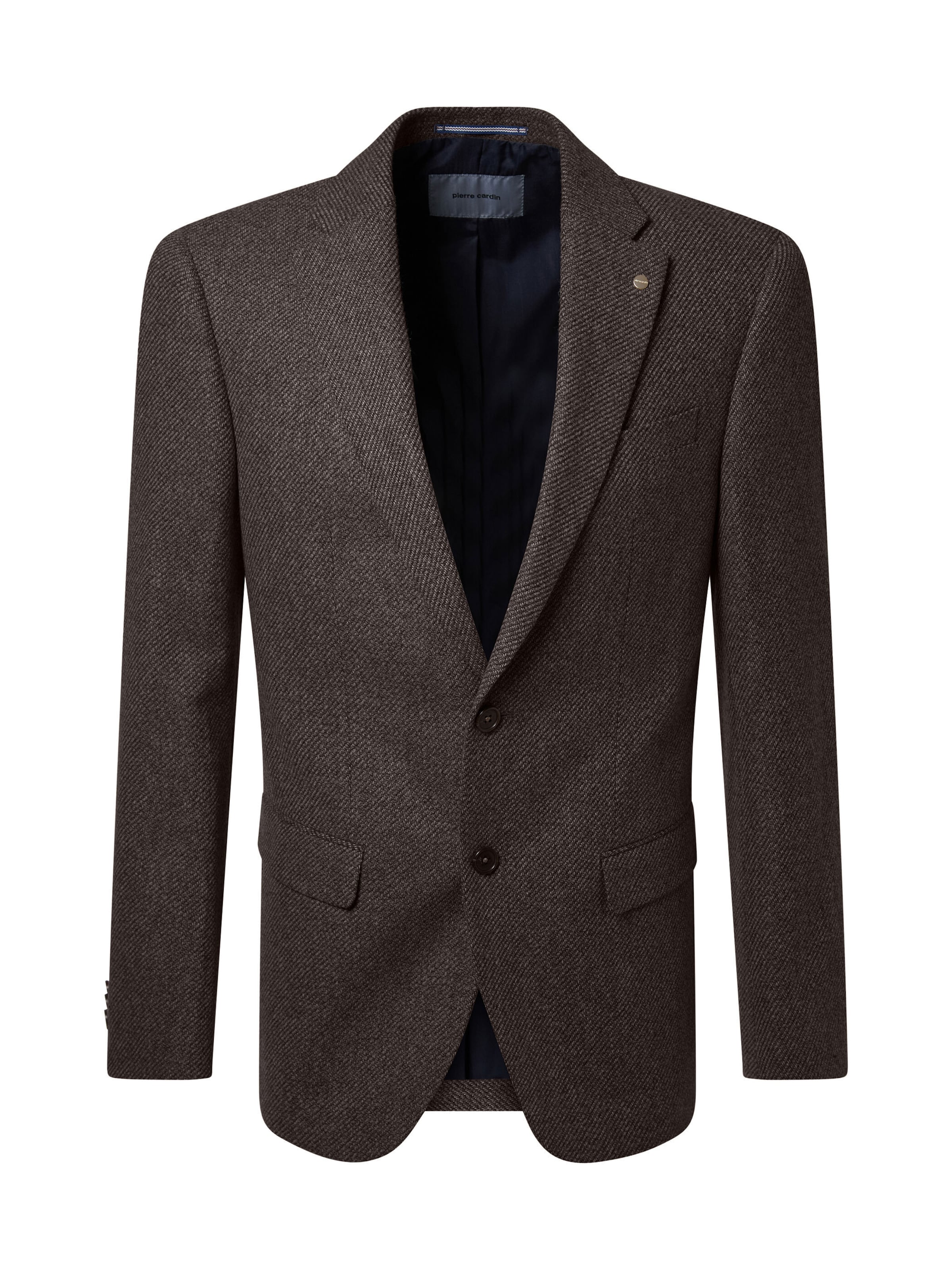 PIERRE CARDIN Slim Fit Sakko 'Grant', vielseitig kombinierbar für Business und Freizeit in Braun: Vorderseite