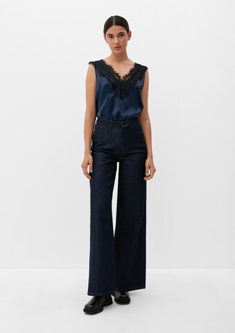 Wide Leg Jean 'Milly' s.Oliver BLACK LABEL en bleu