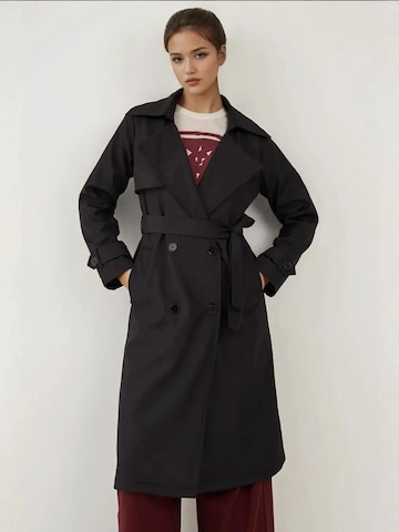 Bigdart Tussenmantel in Zwart: voorkant