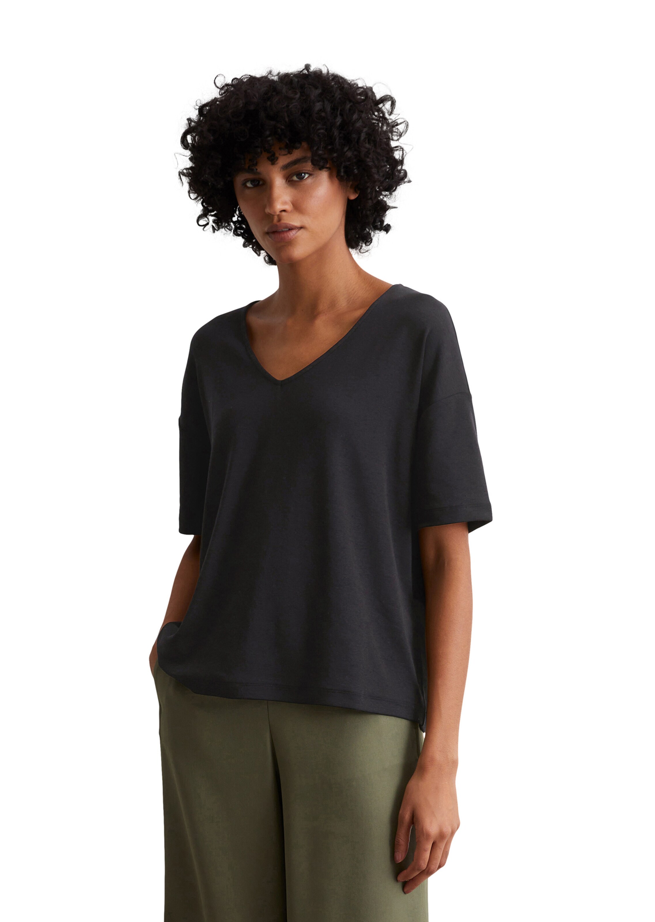 Marc O'Polo Shirt in Black: front