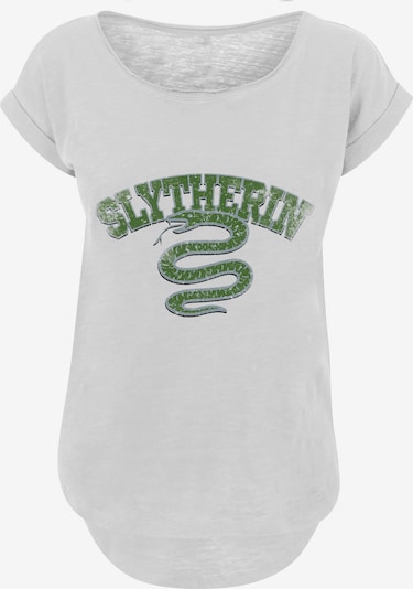 F4NT4STIC T-Shirt 'Harry Potter Slytherin Sport Wappen' in dunkelgrün / weißmeliert, Produktansicht