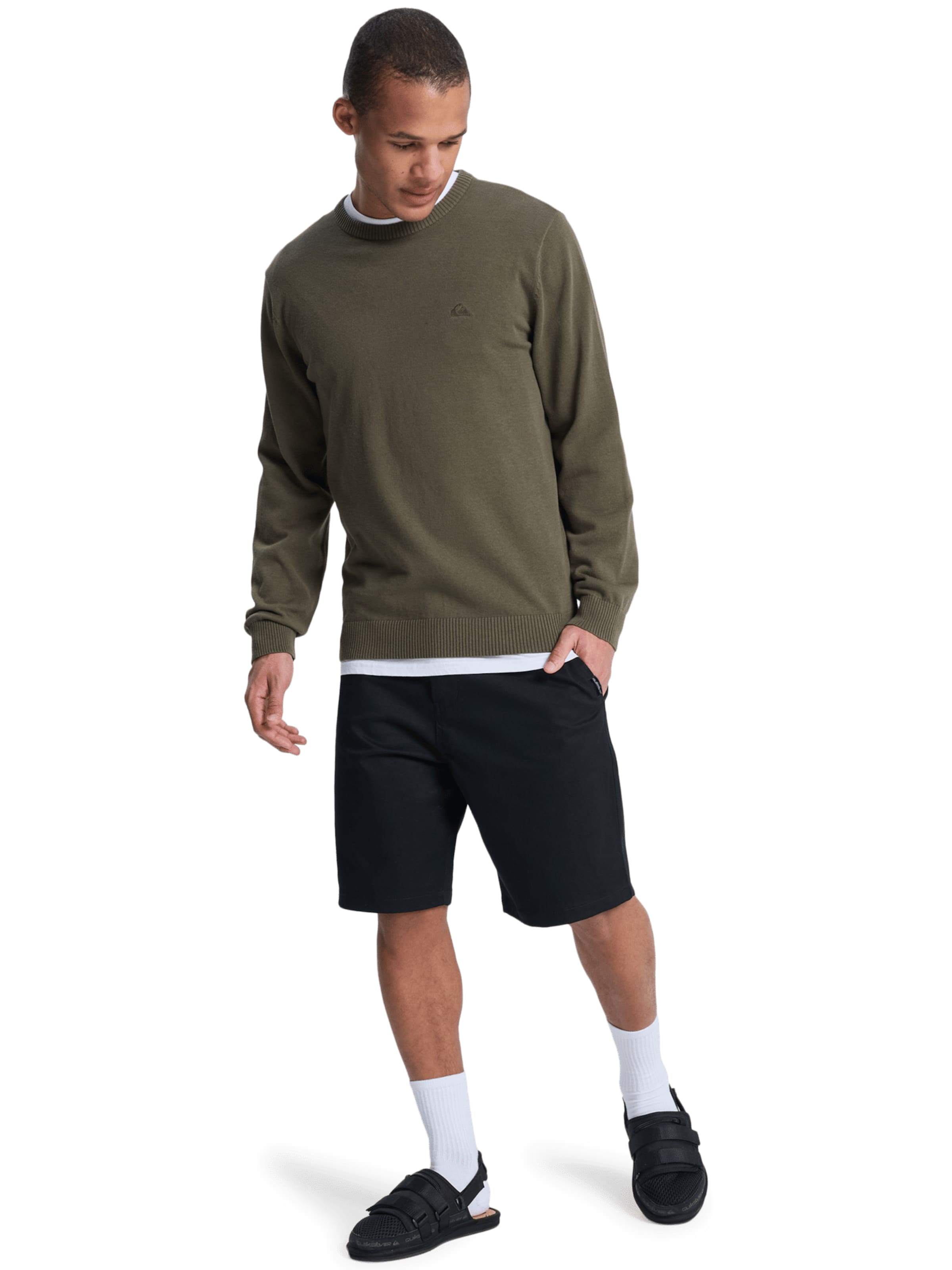 QUIKSILVER Regular Pants in Black