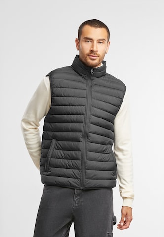 Gilet Urban Classics en noir : devant
