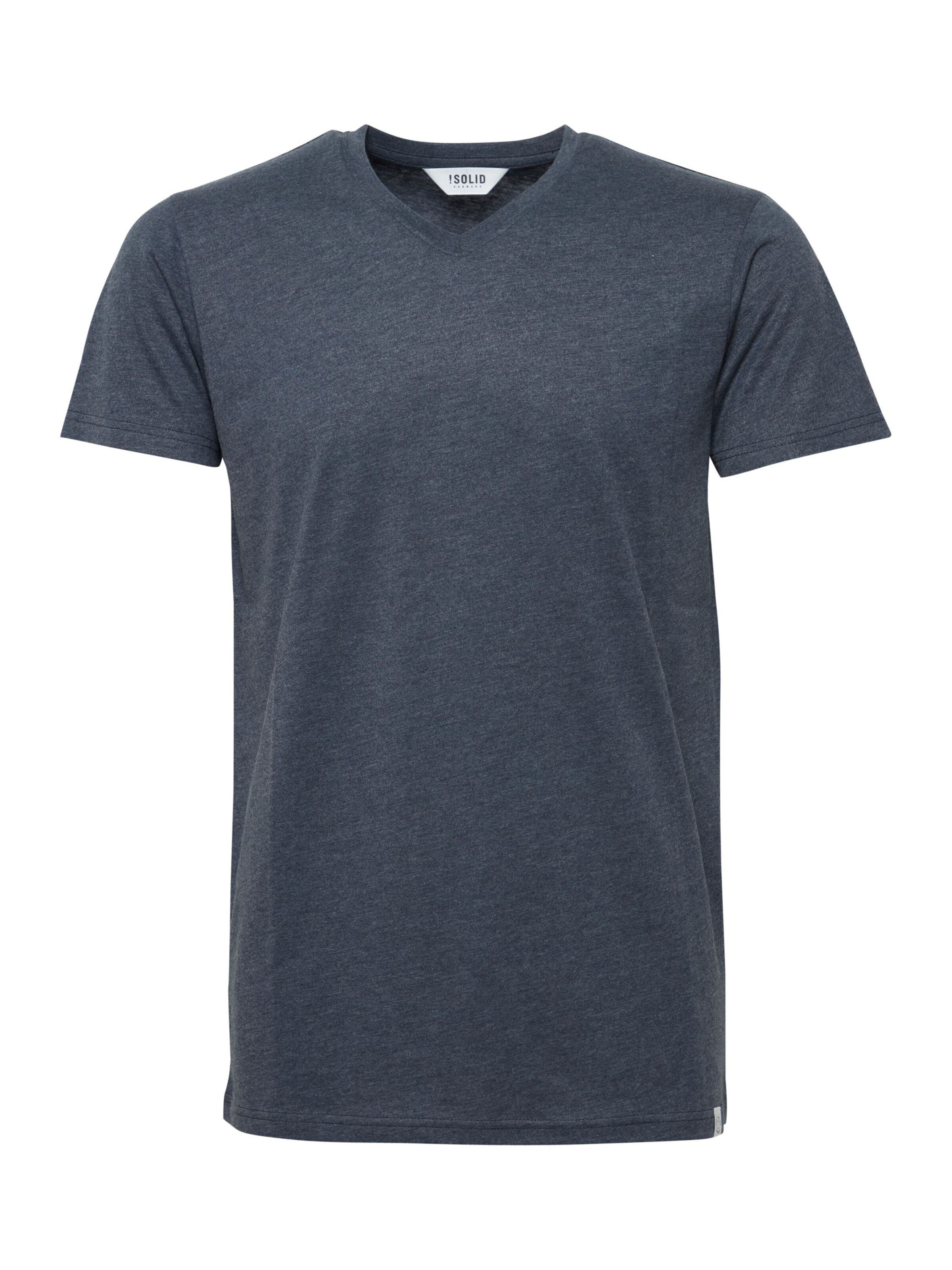 !Solid - Camisa em azul: frente