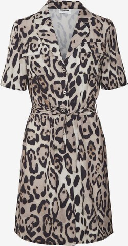 Noisy may Shirt Dress 'Vera' in Brown: front