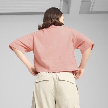 PUMA Shirt 'Premium Ess' in Pink