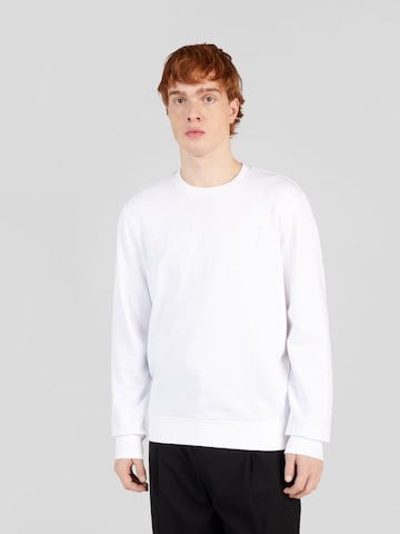 GUESS Sweatshirt 'BEAU' i hvid: forside