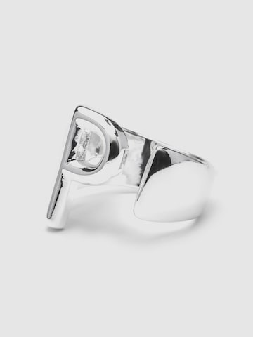 Anello 'Alphabet P' di Luxenter in argento