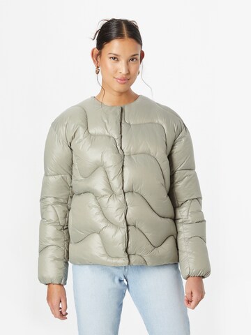 River Island Between-season jacket in Green: front