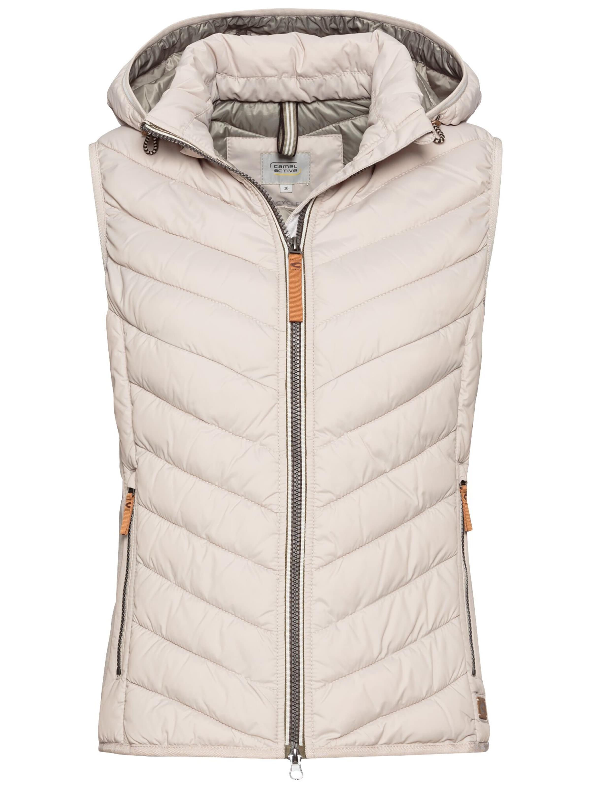 CAMEL ACTIVE Vest in Beige: front