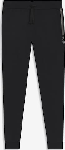 BOSS Regular Pants in Black: front