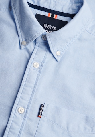 Superdry & Co Regular fit Overhemd in Blauw