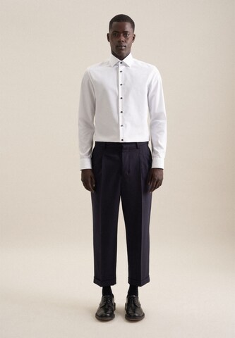 Slim fit Camicia business 'SMART ESSENTIALS' di SEIDENSTICKER in bianco