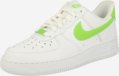 Nike Sportswear Sneakers laag 'AIR FORCE 1 07' in de kleur Lichtgroen / Wit, Productweergave