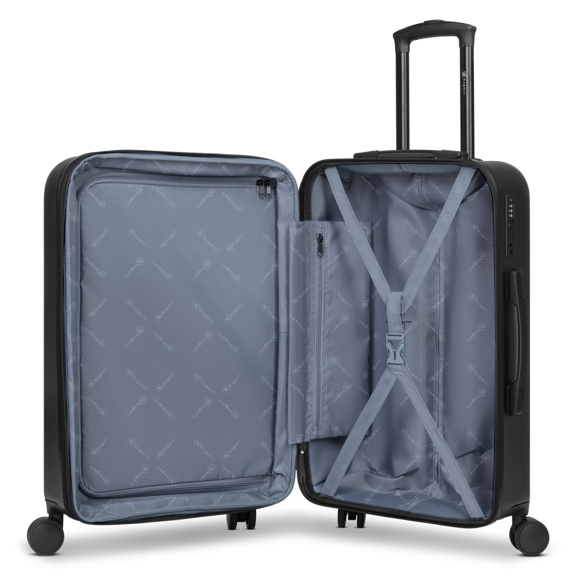 bugatti Suitcase Set in Black